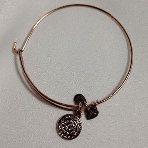 🏷️ Rose Gold Charm Bangle